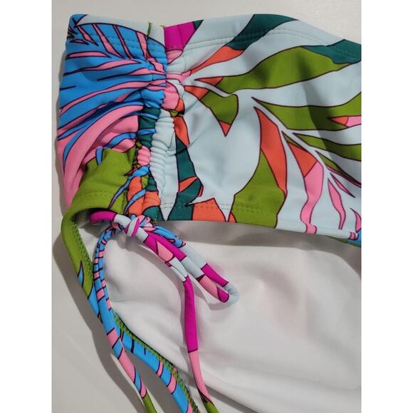 Xhilaration Juniors plus size multicolor Hipster tropical Bikini Bottoms - Picture 2 of 6